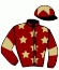 casaque portée par Forest M. jockey du cheval de course JORAH DE LA BRUNIE, information pmu ZETURF