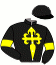 casaque portée par Urbano Aguero Lui. jockey du cheval de course EXTERIEUR, information pmu ZETURF