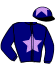 casaque portée par Cabre J. jockey du cheval de course LOU MALPIC, information pmu ZETURF