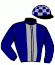 casaque portée par Werle A. jockey du cheval de course HORIZON DE TANUES, information pmu ZETURF