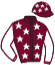 casaque portée par Merille C. jockey du cheval de course BETTERLOVE AL ASHAI, information pmu ZETURF casaque portée par Merille C. jockey du cheval de course BETTERLOVE AL ASHAI, information pmu ZETURF