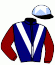 casaque portée par Veron F. jockey du cheval de course ECLAIRE LA VIE, information pmu ZETURF casaque portée par Veron F. jockey du cheval de course ECLAIRE LA VIE, information pmu ZETURF