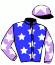 casaque portée par Mendizabal I. jockey du cheval de course JEB'RAN AL SHAHANIA, information pmu ZETURF