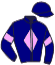 casaque portée par Mouesan H. jockey du cheval de course RB BOUJEE (AR), information pmu ZETURF
