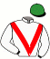 casaque portée par Monteiro J. jockey du cheval de course BLACK MIMI (FR), information pmu ZETURF