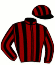 casaque portée par De Chitray A. jockey du cheval de course KORUM (FR), information pmu ZETURF