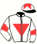 casaque portée par De Giles F. jockey du cheval de course GRACE DES DIEUX (FR), information pmu ZETURF