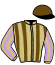 casaque portée par Baron T. jockey du cheval de course DESERT EAGLE (FR), information pmu ZETURF