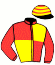 casaque portée par Masure G. jockey du cheval de course ILE O VENT, information pmu ZETURF