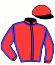 casaque portée par Bourdon W. jockey du cheval de course HARLEM DOLUCIO, information pmu ZETURF