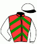 casaque portée par Sias Gio. jockey du cheval de course MEDINA TREZY, information pmu ZETURF casaque portée par Sias Gio. jockey du cheval de course MEDINA TREZY, information pmu ZETURF