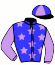 casaque portée par Nicco Mlle A. jockey du cheval de course DEMOLISH, information pmu ZETURF