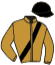 casaque portée par Valle Skar Mlle F. jockey du cheval de course DSCHINGIS WIND, information pmu ZETURF casaque portée par Valle Skar Mlle F. jockey du cheval de course DSCHINGIS WIND, information pmu ZETURF