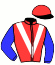 casaque portée par Piccone T. jockey du cheval de course LOVING STAR, information pmu ZETURF casaque portée par Piccone T. jockey du cheval de course LOVING STAR, information pmu ZETURF