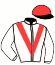 casaque portée par Flandrin B. jockey du cheval de course LIMBLE SEA, information pmu ZETURF casaque portée par Flandrin B. jockey du cheval de course LIMBLE SEA, information pmu ZETURF