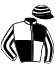 casaque portée par Marquez V. jockey du cheval de course KELLY DEVIL, information pmu ZETURF
