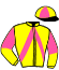 casaque portée par Bourdon W. jockey du cheval de course HONNEUR DE BLAY, information pmu ZETURF