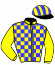 casaque portée par Santiago Mlle D. jockey du cheval de course ZUCESSO (FR), information pmu ZETURF