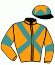 casaque portée par Pietsch A. jockey du cheval de course NORTHERN FOX (DE), information pmu ZETURF