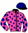 casaque portée par Bertrand G. jockey du cheval de course MY BUDDY (FR), information pmu ZETURF