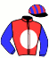 casaque portée par Bazire P. jockey du cheval de course KEEP RUNNING (DE), information pmu ZETURF