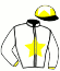 casaque portée par Santangelo C. jockey du cheval de course RUE CASSINI (FR), information pmu ZETURF
