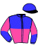 casaque portée par Charlot M. X. jockey du cheval de course IDRA DU BAS BOSQ, information pmu ZETURF