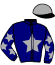 casaque portée par Vanmeerbeck J. jockey du cheval de course FAKIR VICTORY (FR), information pmu ZETURF