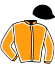 casaque portée par Gallon D. jockey du cheval de course JEU DE SHA, information pmu ZETURF