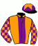casaque portée par Garcia S. jockey du cheval de course ENDLESS RISK, information pmu ZETURF