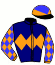 casaque portée par Dubourg K. jockey du cheval de course HISTORY DE CHOISEL, information pmu ZETURF
