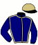 casaque portée par Verhestraeten E. jockey du cheval de course IN PARADISE, information pmu ZETURF
