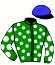 casaque portée par Pouchin A. jockey du cheval de course TRULY GLORIOUS, information pmu ZETURF