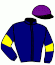 casaque portée par Madamet A. jockey du cheval de course TURTLE CHOPE, information pmu ZETURF