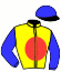 casaque portée par Bazire P. jockey du cheval de course CRACKISSIME, information pmu ZETURF casaque portée par Bazire P. jockey du cheval de course CRACKISSIME, information pmu ZETURF