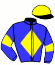 casaque portée par Santiago Mlle D. jockey du cheval de course WALDKAUZ, information pmu ZETURF casaque portée par Santiago Mlle D. jockey du cheval de course WALDKAUZ, information pmu ZETURF