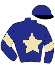 casaque portée par Chuette Mlle S. jockey du cheval de course KENZA BERE, information pmu ZETURF