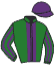 casaque portée par Cheyer Mme Per. jockey du cheval de course KADIRA, information pmu ZETURF