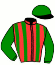 casaque portée par Dromigny T. jockey du cheval de course KING DE COSSIO, information pmu ZETURF casaque portée par Dromigny T. jockey du cheval de course KING DE COSSIO, information pmu ZETURF