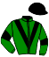 casaque portée par Poteaux Tho. jockey du cheval de course GALANTE DE FERBET, information pmu ZETURF