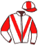 casaque portée par Breux S. jockey du cheval de course HIDDENSEE, information pmu ZETURF casaque portée par Breux S. jockey du cheval de course HIDDENSEE, information pmu ZETURF