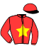casaque portée par Christophe F. jockey du cheval de course HUDSON PATRIOT (FR), information pmu ZETURF