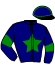 casaque portée par Acef A. jockey du cheval de course FLORA BEAUTY (FR), information pmu ZETURF