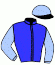 casaque portée par Journiac H. jockey du cheval de course PARIS AFFAIR (IE), information pmu ZETURF