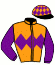 casaque portée par Roussel Ale. jockey du cheval de course VIPIN (FR), information pmu ZETURF