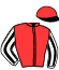 casaque portée par Carpentier K. jockey du cheval de course LADY CRISTAL (FR), information pmu ZETURF