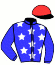 casaque portée par Guerineau F. jockey du cheval de course GRANIT D'OCCAGNES (FR), information pmu ZETURF