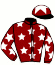 casaque portée par Bernard A. jockey du cheval de course L'EPINAY, information pmu ZETURF
