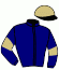casaque portée par Raffin O. jockey du cheval de course HAUCKLAND, information pmu ZETURF