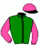 casaque portée par Lecoeuvre C. jockey du cheval de course TASHKER, information pmu ZETURF